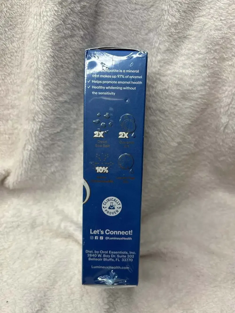 Lumineux 10% Nano-Hydroxyapatite  Whitening Toothpaste